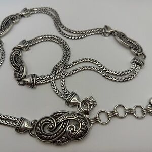 Brighton’s Elegant Silver Women's Belt